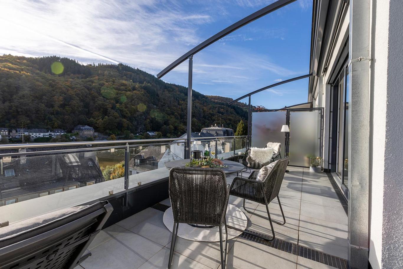 Neu Penthouse Moseltop Luxus Design Klima 2P 特拉本特拉巴赫 外观 照片